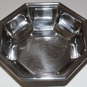 Vintage American Airlines Octagonal Stainless Serving Bowl Travel / ABCO 73DI058